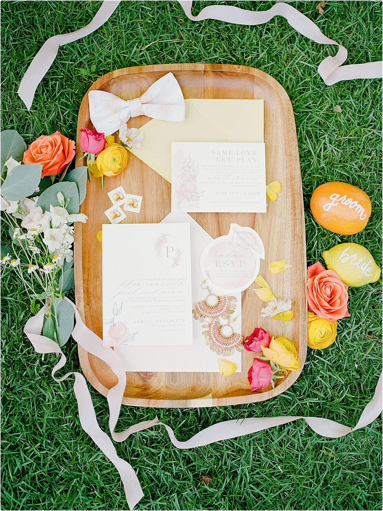 Backyard Wedding Invitation 