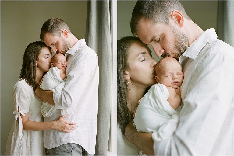 Lifestyle Newborn Session on Film 