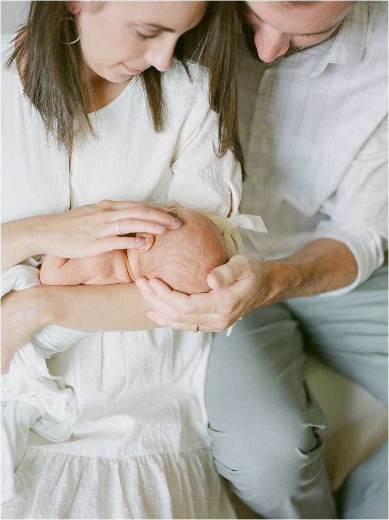 Lifestyle Newborn Session on Film 