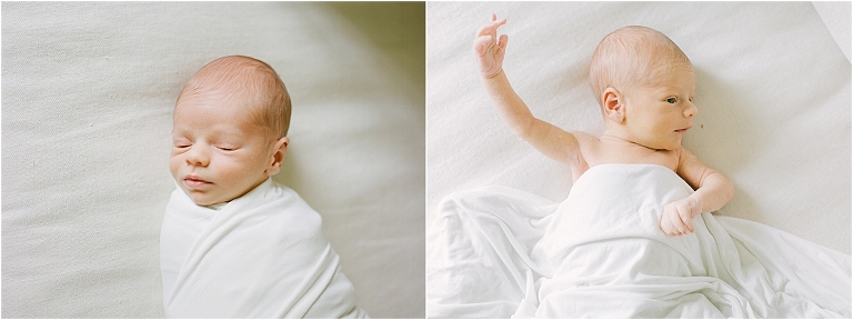 Lifestyle Newborn Session on Film 