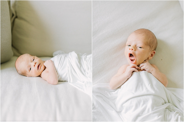 Lifestyle Newborn Session on Film 
