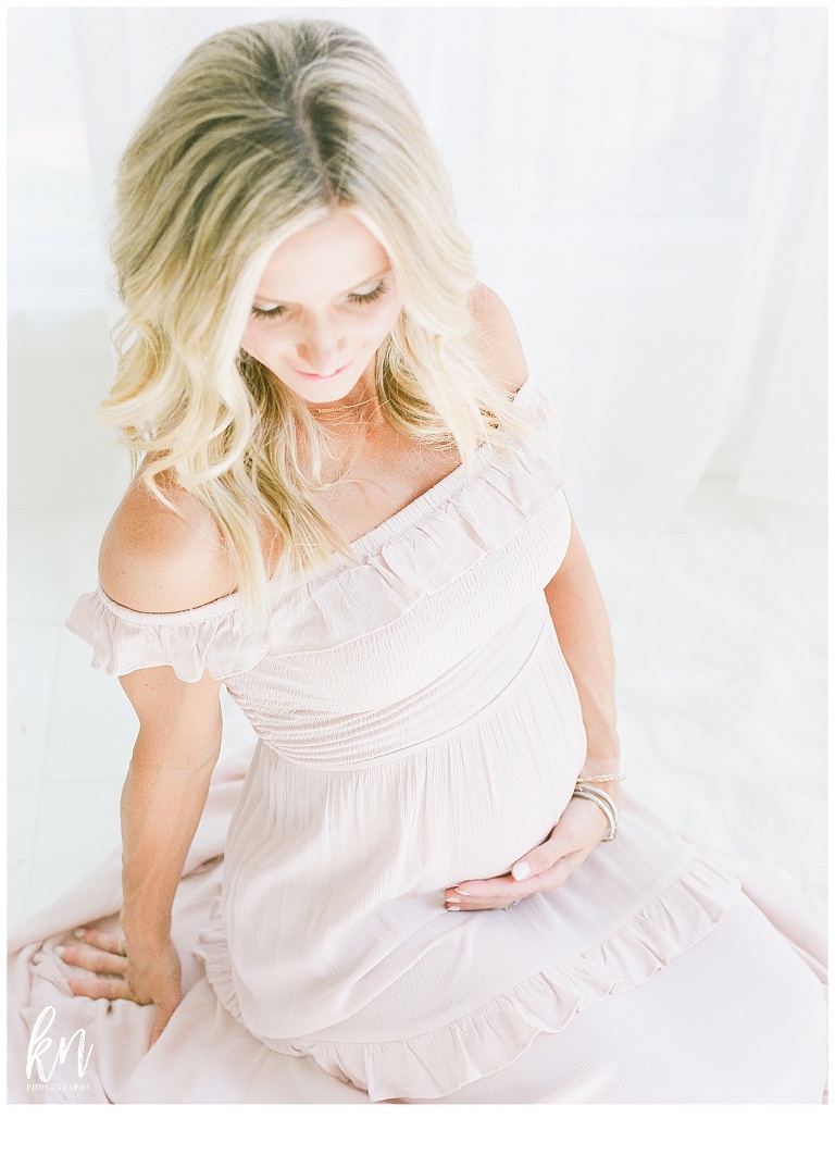 fine art maternity session 