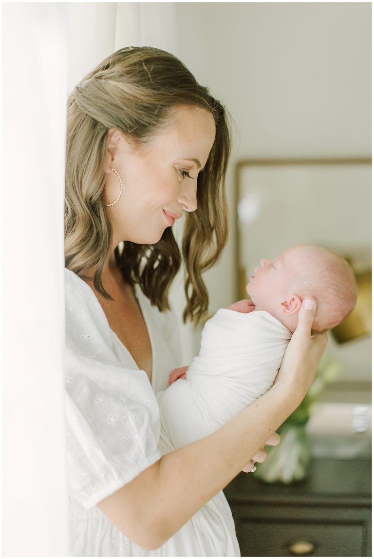 in home newborn session