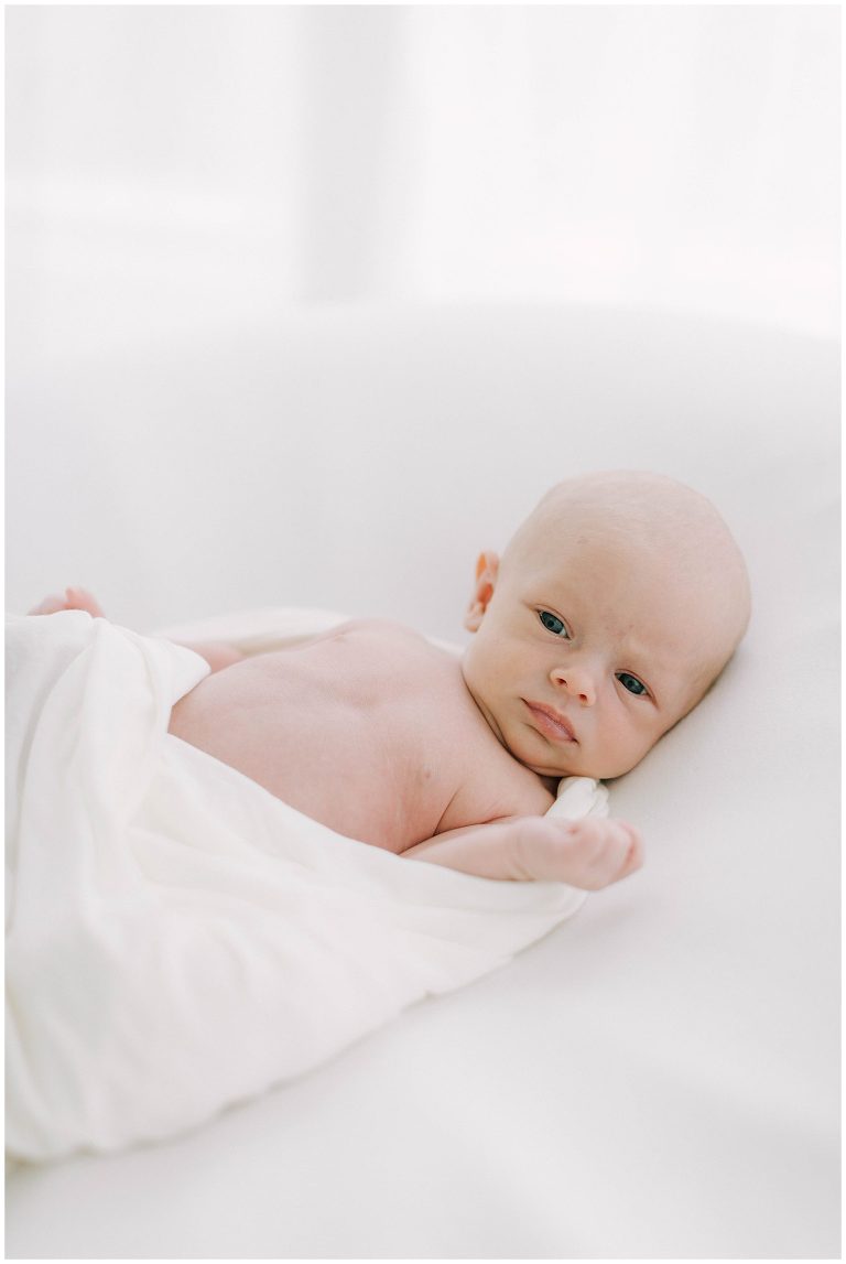 studio newborn session