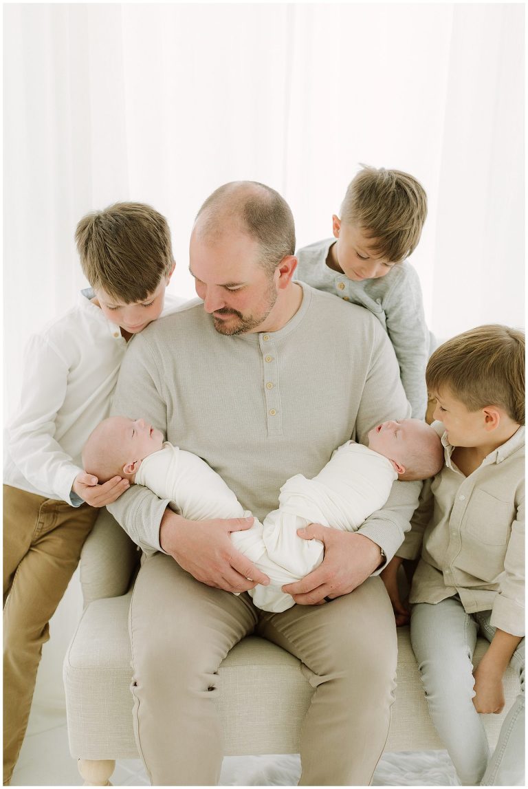 newborn studio session