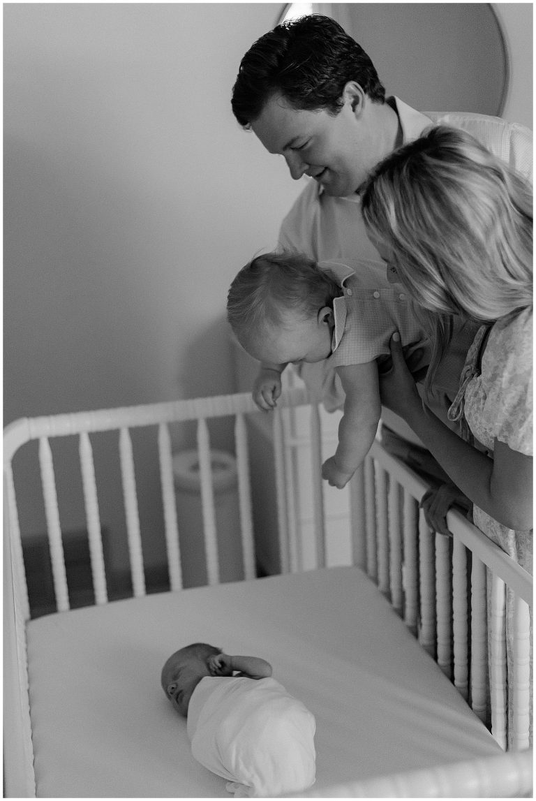 Memphis in home newborn session