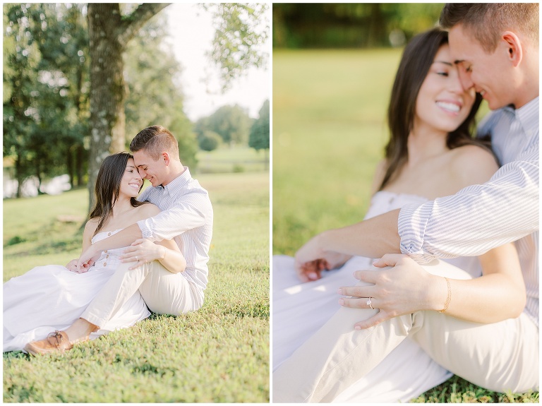 memphis outdoor engagement session