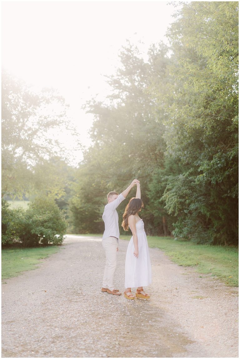 outdoor engagement session