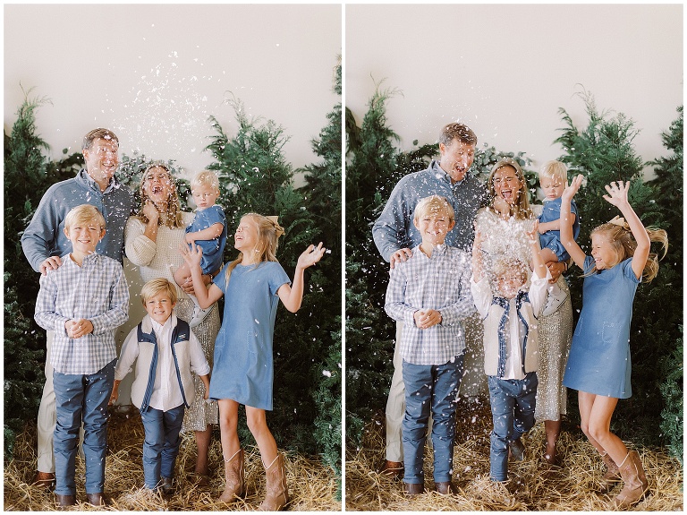 christmas mini family session