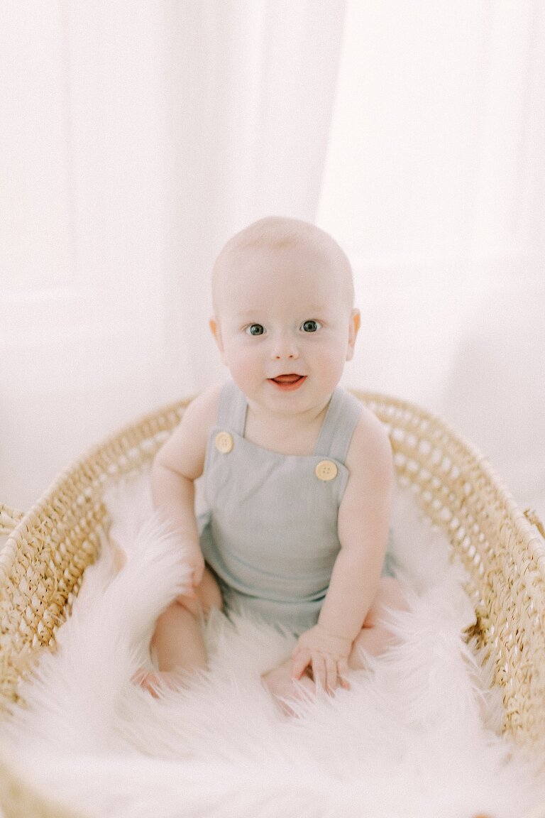 Baby Family Milestone Session